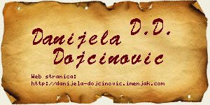 Danijela Dojčinović vizit kartica